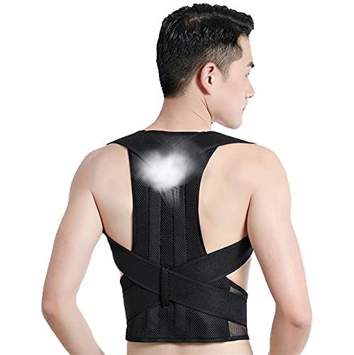 Haltungskorrektor mit vollständiger Rückenunterstützung für Männer und Frauen, Übergröße, verstellbarer Haltungstherapiegürtel, Taillenbandage, bietet Unterstützung für Schulter, Schlüsselbein und von AnraM
