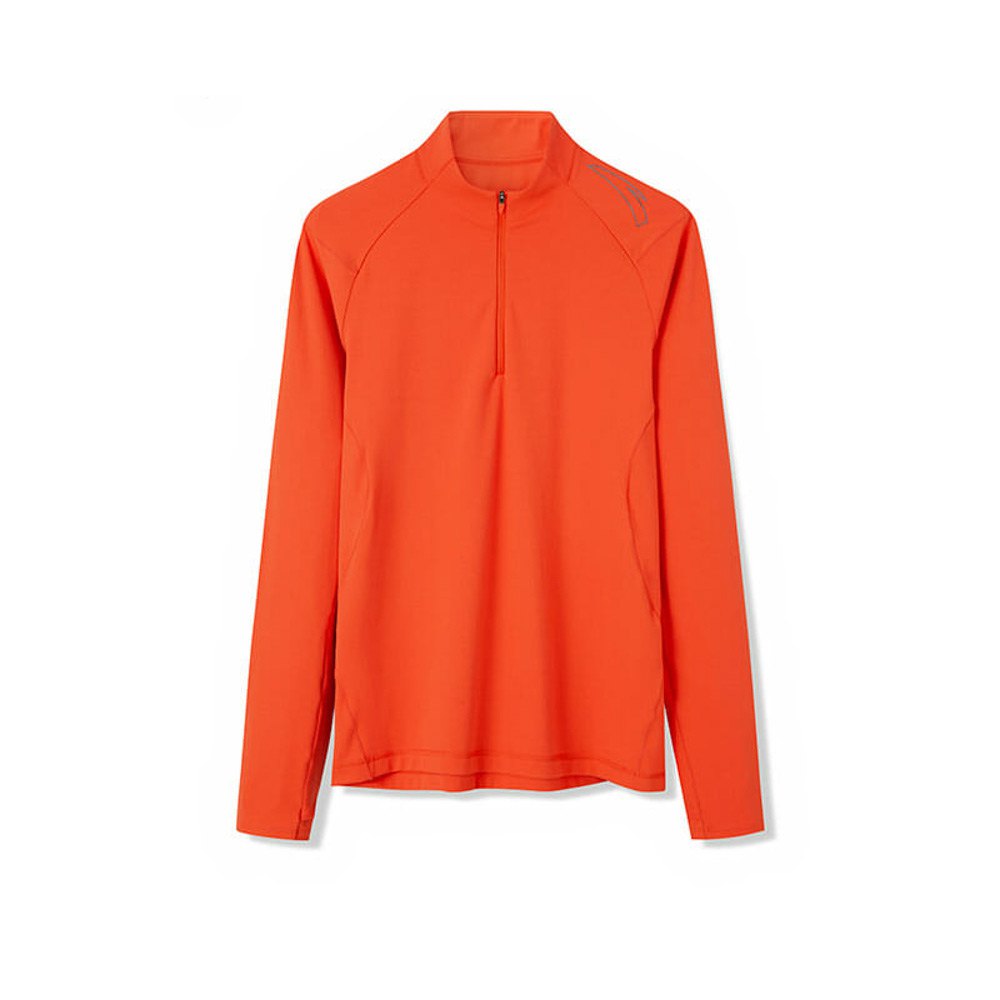 Anta Running Half Zip Long Sleeve T-shirt Orange L Mann von Anta