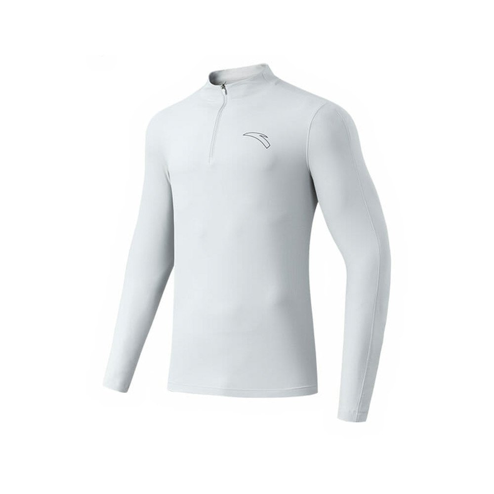 Anta Running Half Zip T-shirt Grau M Mann von Anta