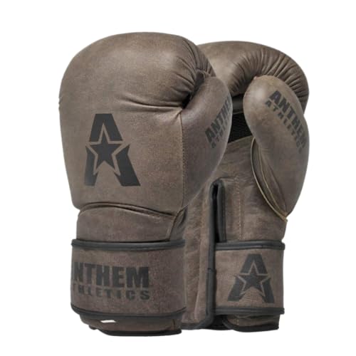 Anthem Athletics STORMBRINGER II Leder Boxhandschuhe - Muay Thai, Kickboxen, Schlagen - Jahrgang - 14 oz. von Anthem Athletics