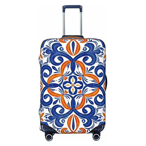 Anticsao Elastische Reisegepäck-Abdeckung, Reisekoffer-Schutzhülle für Kofferraum, geeignet für 48,3 cm - 81,3 cm große Koffer, Blau und Gelb, Schwarz , xl Anticsao Elastische Reisegepäck-Abdeckung, Reisekoffer-Schutzhülle für Kofferraum, geeignet für 48,3 cm - 81,3 cm große Koffer, Blau und Gelb, Schwarz , xl von Anticsao
