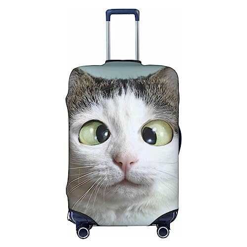 Anticsao Gepäckabdeckung mit Lebkuchen-Schneemann-Keksen, waschbare Kofferabdeckungen, modische Gepäckabdeckung, kratzfester Koffer-Schutz, lustige Katze, Größe M, 1 Anticsao Gepäckabdeckung mit Lebkuchen-Schneemann-Keksen, waschbare Kofferabdeckungen, modische Gepäckabdeckung, kratzfester Koffer-Schutz, lustige Katze, Größe M, 1 von Anticsao
