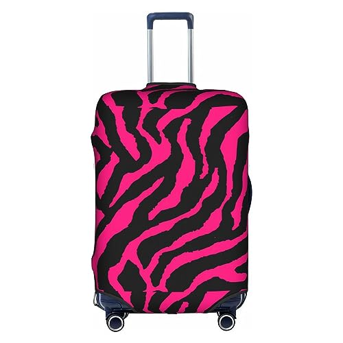 Trolley-Koffer-Schutzhülle, Zebra-Tiger-Leopardenmuster, kratzfest, 45,7 - 81,3 cm, geeignet für Reisen, Geschäftsreisen, weiß, xl von Anticsao