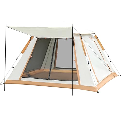 Anttyscar Quick Pitch Zelt für 3-4 Personen, DREI Sekunden zum Öffnen,wasserdichtes Zelt, wasserdicht, robust und leicht, wasserdicht für Camping von Anttyscar