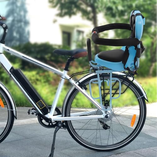 Aohuada Fahrradsitz für Kinder, Fahrradsitz für Kinder, mit Sicherheitsgurt, Rückenlehne, für Kinder von 6 Monaten bis 6 Jahren von Aohuada