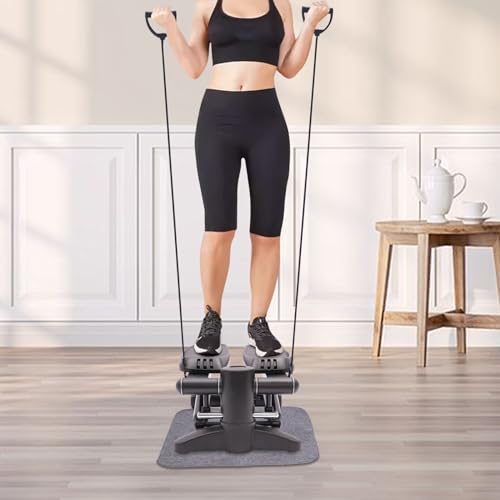 Tragbar Fitness Stepper mit digitalem LED Monitor, Fitness Mini Stepper für Home Office Workout Gym, Übung Stepping Machine, Maximale Tragfähigkeit-150kg/330.69lbs von Aohuada