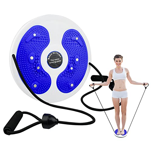 Twist Waist Disc Board mit Kordelzug, Aolkee Twist Board Übung, Taille Exerciser, Twist and Shape Exercise Machine with Massage Foot Sole, Balance Board, Exercise Equipment for Home Office von AolKee