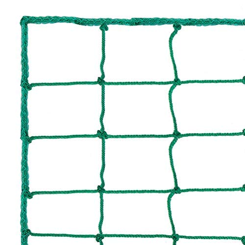 Aoneky Fußball-Rücklaufnetz, 3 m hoch, für Sportübungen, Barriere, Netz für Fußballbälle, robustes Netz, grün, 15 x 30 ft von Aoneky