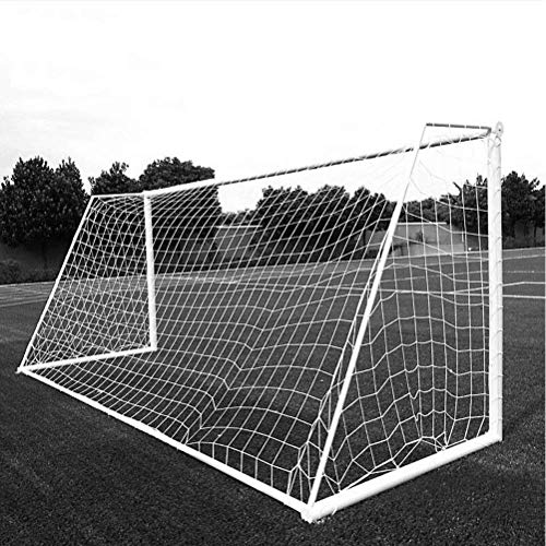 Aoneky Fußballtornetz – 6 x 2,4 m – volle Größe Fußballtorpfostennetz – Pfosten nicht im Lieferumfang enthalten (1,8 x 1,2 m – 2 mm Kordel) von Aoneky