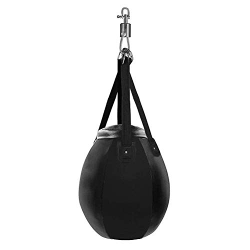 Aoneky Runder Boxsack 120x58cm mit Riemen und Drehzapfen Max Load 55KG - Speedbag für Boxen, Fitness, MMA, Kampfsport (ungefüllt) von Aoneky