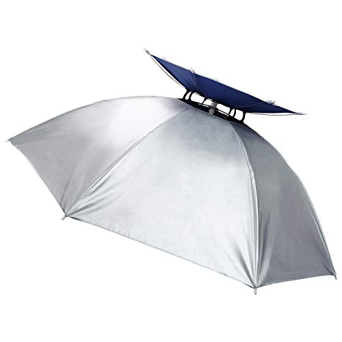 Aoneky doppelt Kopfregenschirm Erwachsene, Regenschirmhut, Kopf für Sonnenschirm, Reiseschirm und Golfschirm, 91.4 cm beim Öffen von Aoneky