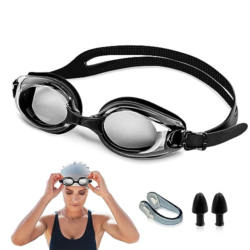 Aoreun Schwimmbrille, swimming goggles, schwimmbrille damen, herren, UV-Schutz & Antibeschlag Taucherbrille, Schwimbrille, Komfort Profi Schwimmbrillen für Erwachsene, Jugendliche zum Schwimmen von Aoreun