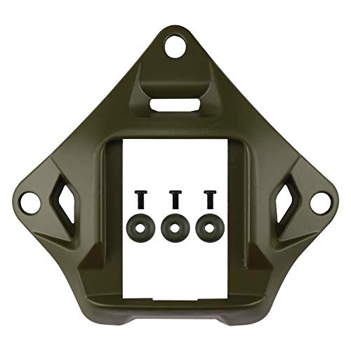 Taktischer Helm NVG Mount Shroud Stahl Sportkamera Halterung Basis für ACH Mich OPS-Core Fast Helm (OD) von Aoutacc