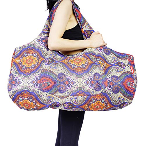 Aozora Tasche für Yogamatte, groß, Tragetasche für Yogamatte, Tragetasche, mit Taschen, passend für Matten mit multifunktionalen Aufbewahrungstaschen, leicht und langlebig (himmlisch) von Aozora