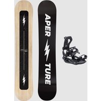 Aperture Shredder + 2024 SP FT360 L Snowboard-Set uni von Aperture