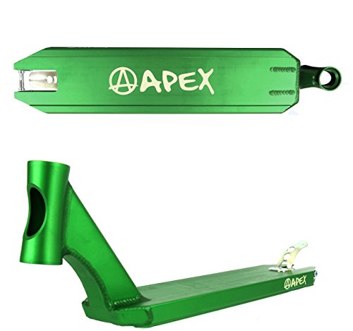 Apex Pro Stunt-Scooter Deck (grün, 580 (49cm)) von Apex
