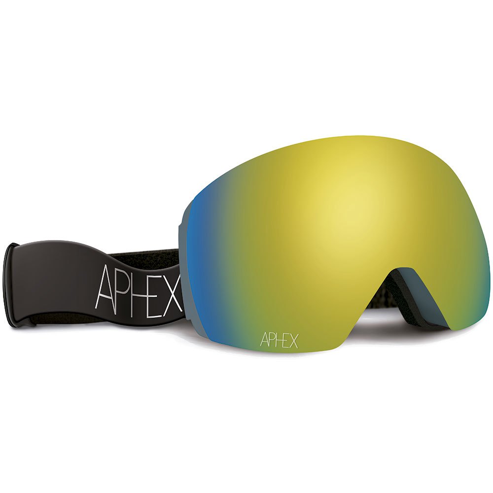 Aphex Styx Ski Goggles Frame Schwarz Revo Gold/CAT3+Yellow/CAT1 von Aphex