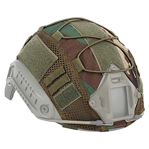 Apofly 1PC Helmüberzug Mesh-Helm Überzug Helm Überzug Helm Zubehör für Outdoor-Airsoft Paintball-Gang-Tarnung WL-Art von Apofly