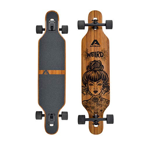 Firefly Longboard Skateboard Komplettboard Long Board Top Mount Flex Holz 