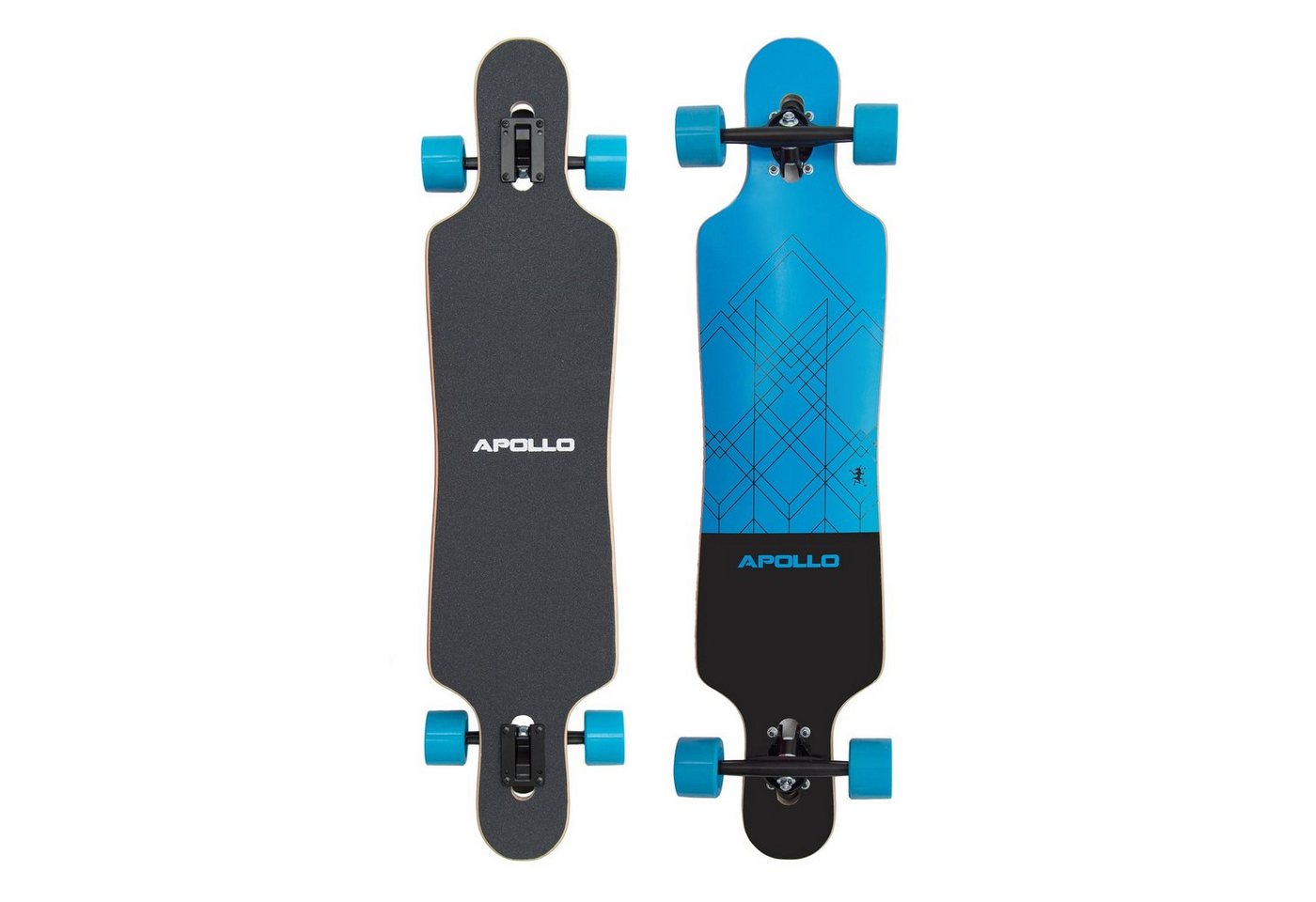 Apollo Longboard Twin Tip DT Longboard 40, aus Holz mehrlagig verleimt für Idealen Flex & Stabilität" von Apollo
