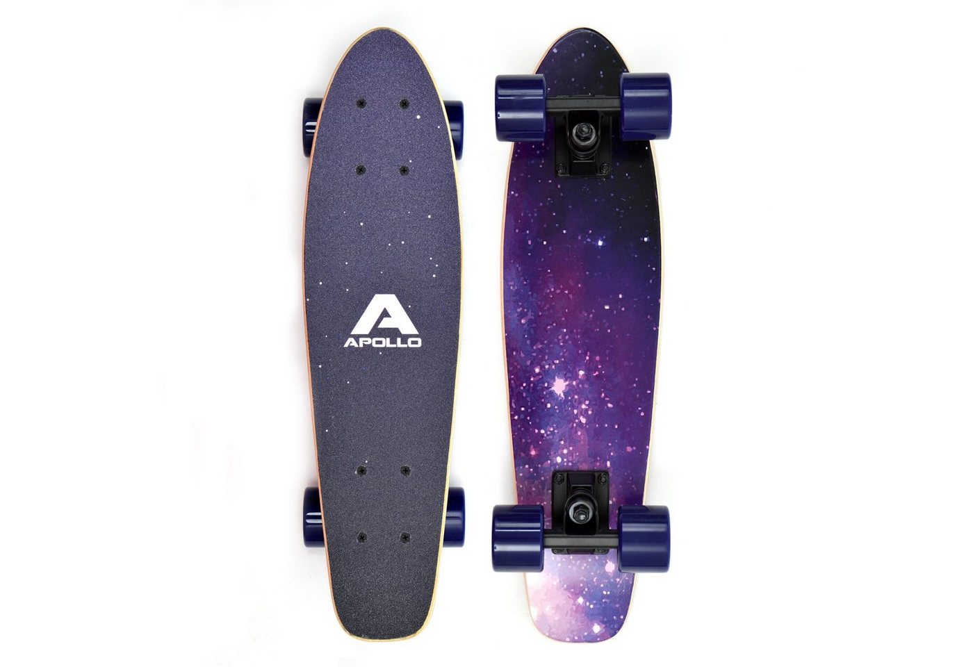 Apollo Miniskateboard Fancyboard Classic Blue 22, kompakt mit hochwertiger Verarbeitung" von Apollo