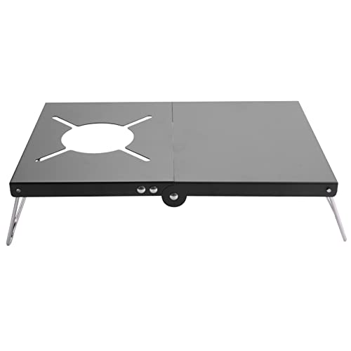 Aposous Schwarzer Klappbarer Mehrzweck WäRme Isolierung Tisch Aluminium Legierung -310 Einzel Tisch für 4 Typen von Aposous