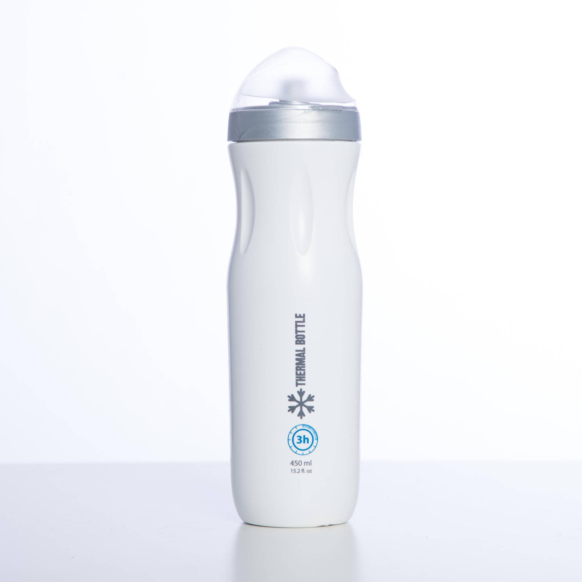 Isolier-Trinkflasche 450 ml - weiß von Decathlon
