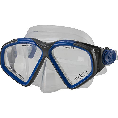 Aqua Lung Sport Herren Hawkeye Tauchmaske, Blue/Dark Grey, M von Aqua Lung