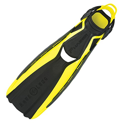 Aqua Lung Phazer ADJ - Geräteflosse mit *Hydro Power*-Kanal, Größe:S, Farbe:schwarz/gelb von Aqua Lung
