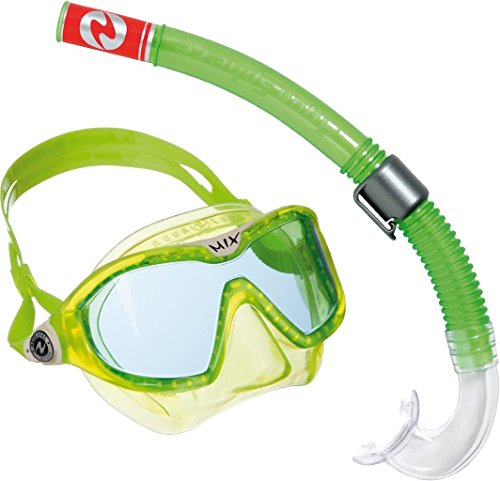 Aqua Lung Sport Kinder-Schnorchel-Set mit Tauchmaske und Schnorchelrohr Einheitsgröße grün - Lime von Aqua Lung