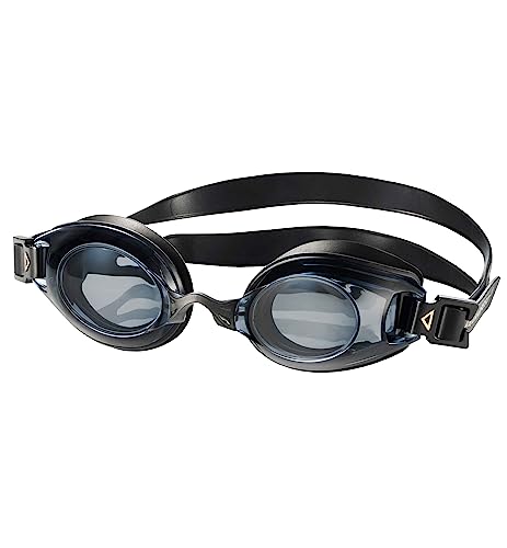 Aqua Speed Lumina optische Schwimmbrille Antibeschlag für Brillenträger Dioptrien | UV Swimming Goggles Anti-Fog | Swim Goggles - mit Sehstärke -5.0 - incl. 5 x Nasensteg - Schwarz, Getönt von Aqua Speed