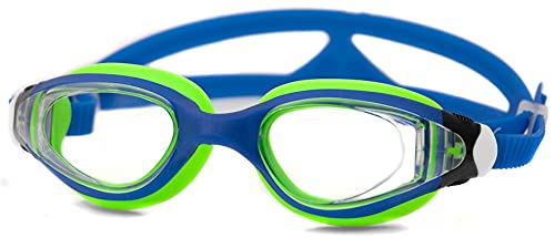 Aqua Speed® CETO Schwimmbrille für Jugendliche (100% UV-Schutz Anti-Fog Silikon Quick-Fit), Farbe:Blue - Green von Aqua Speed