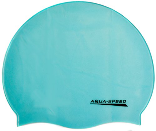 Aqua-Speed Herren Mono Silikon s Badekappe, Himmelblau, Einheitsgröße von Aqua Speed