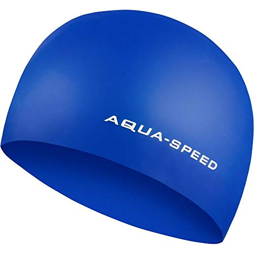 Aqua-Speed Herren 3D Silicone s Badekappe, königsblau, Einheitsgröße von Aqua Speed