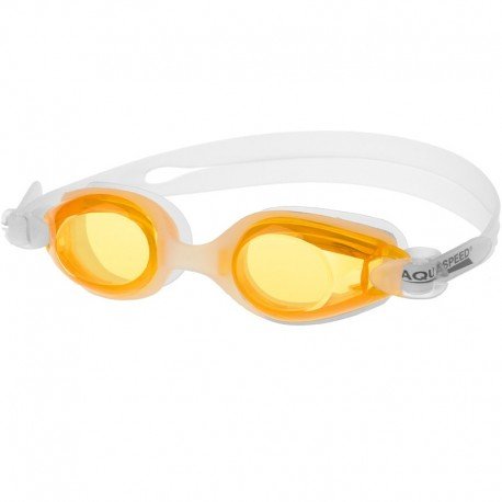 Aqua-Speed Kinder Ariadna Youth Swim Goggle Einheitsgröße weiß/orange von Aqua Speed