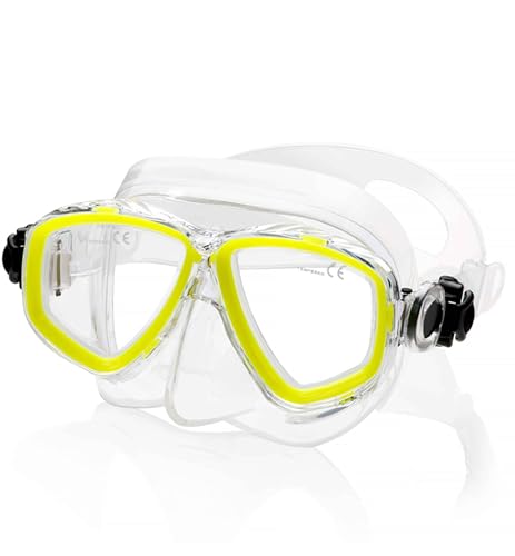 Aqua Speed Taucherbrille mit Ihrer individuellen Sehstärke | Tauchmaske mit optische Gläsern & normalen Gläsern, Farbe:Optic PRO / 18 von Aqua Speed