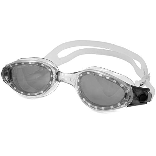 Aqua Speed UV Schwimmbrille Erwachsene Anti-Fog | Schwimmen Brille | Swim Goggles for Women Men | Gr. M | Klar - Dunkel | Getönte Linse | Eta von Aqua Speed