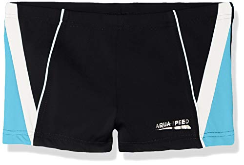 Aqua Speed Unisex Kinder Diego Boys Aquashorts Shorts, Schwarz/Blau/Weiß, Size 158 von Aqua Speed