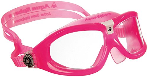 Aqua Sphere Unisex-Youth Seal Kid 2 Schwimmmaske, Klare Gläser - Pink, Einheitsgröße von Aqua Sphere