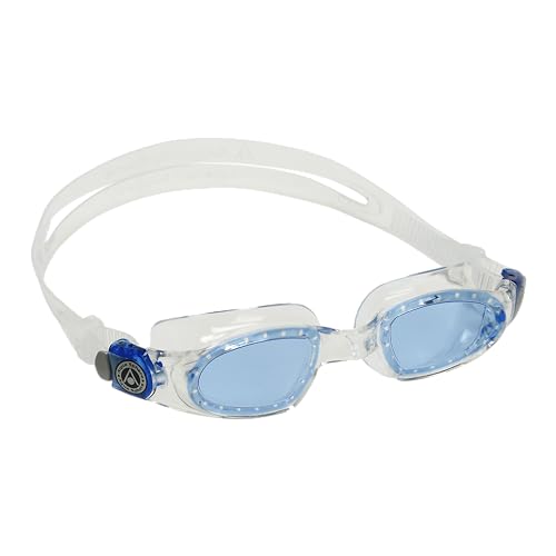 Aqua Sphere Unisex Erwachsene Mako Schwimmbrille, transparent blau/blaues Glas, Einheitsgröße von Aquasphere