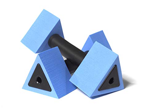 AquaJogger Uni-Erwachsene Light/Triangular Activebells, blau, Einheitsgröße von AquaJogger