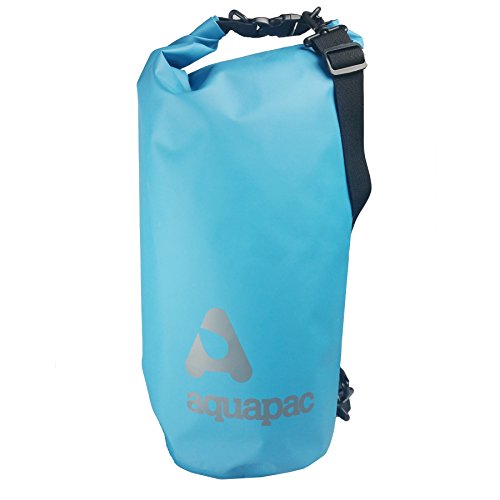 AQUAPAC Wasserdichter Trockenbeutel TrailProof Drybag 25l, Cyan blau, 50 x 24 x 3 cm, 25 Liter, 736 von Aquapac