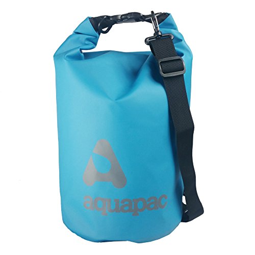 AQUAPAC Wasserdichter Trockenbeutel TrailProof Drybag 15l, Cyan blau, 38 x 24 x 2 cm, 15 Liter, 734 von Aquapac