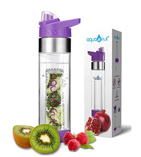 AquaFrut Bottom Loading Fruit Infuser Water Bottle 24 oz (Purple) von Aquafrut Bottle