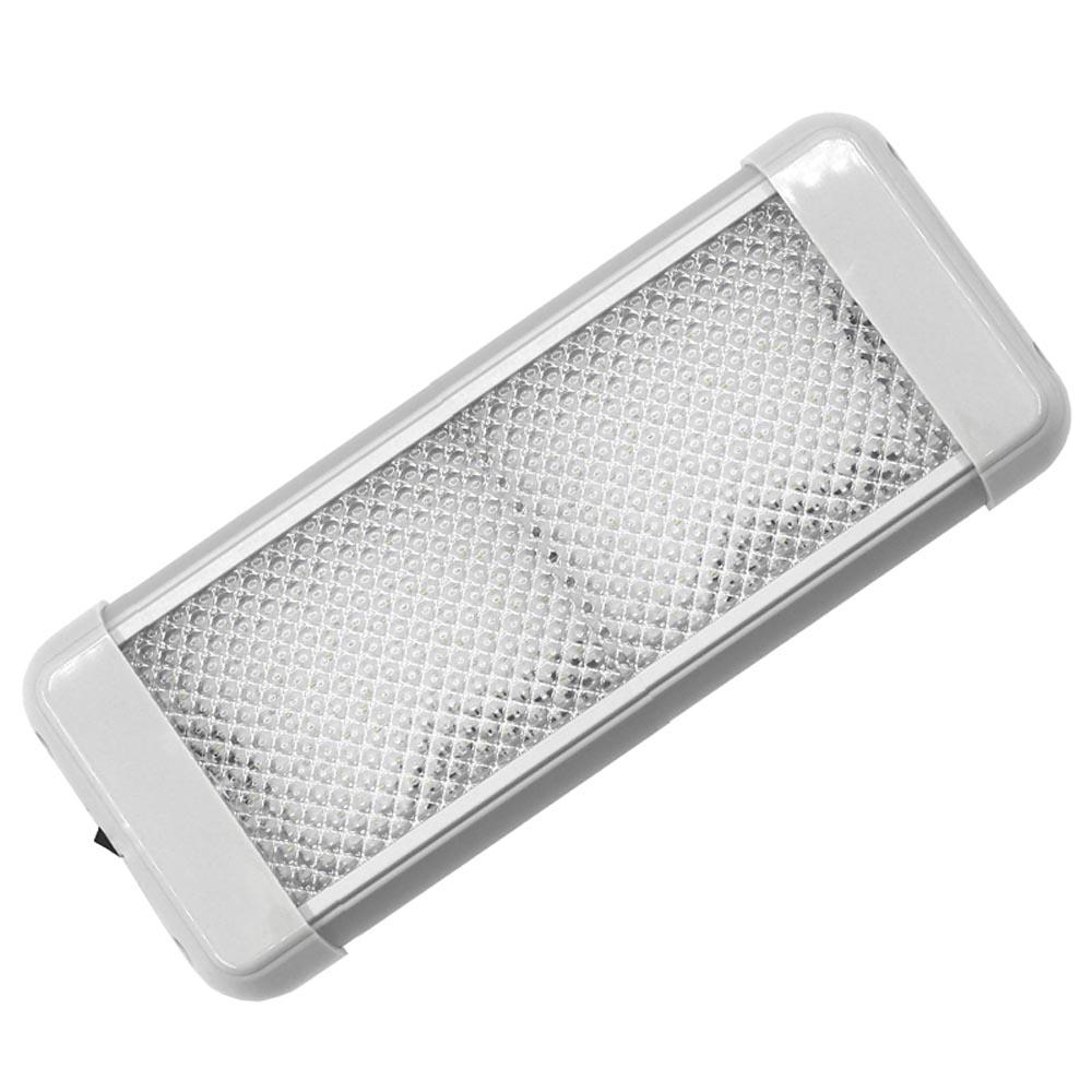 Aqualed Rectangle Dome Light With Switch Lamp Weiß von Aqualed