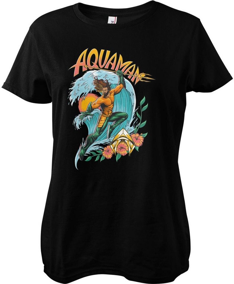 Aquaman T-Shirt Surf Style Girly Tee von Aquaman