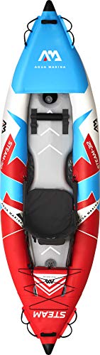 Aquamarina Unisex – Erwachsene Kayak 1 Posto Steam-312 Kajak, Rot/Blau/Weiß, Uni von Aquamarina