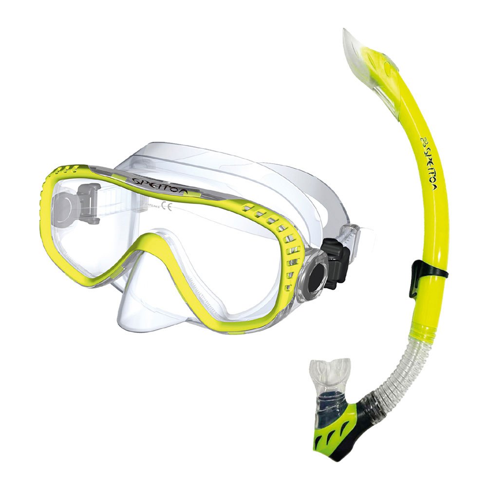Aquaneos Trophy Evo Diving Mask Gelb von Aquaneos