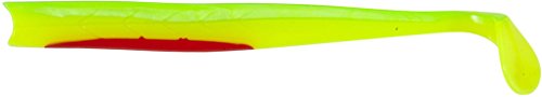 AQUANTIC The Sandeel Shad, sehr schlank gehalten mit natürlicher Bewegung, 5 Farben, Inhalt 2 Stück, optimal zu AQUANTIC Big Eye Head (FT - Grün/Rot, 26cm) von Sensitec