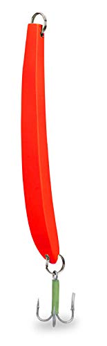 Aquantic Unisex – Erwachsene 10C4039507237578C10 Banana Steel Pilker, in den Farben Silber, Luminous, 100% bleifrei, Taumelpilker, Salzwasserdrilling, Gewicht 100-800g (Rot, 500g), Bunt, Normal von Aquantic
